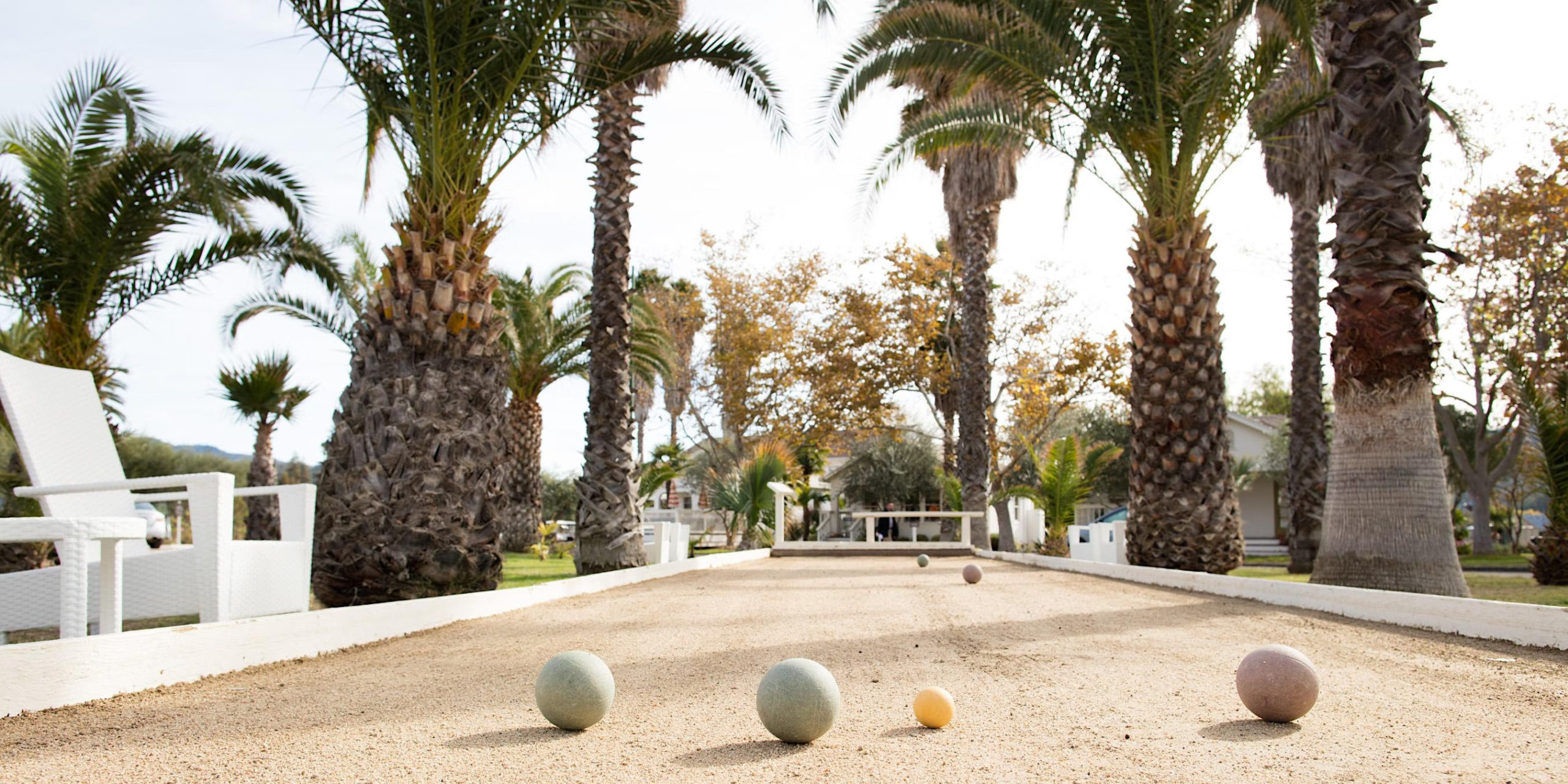 DIY Bocce Ball Court