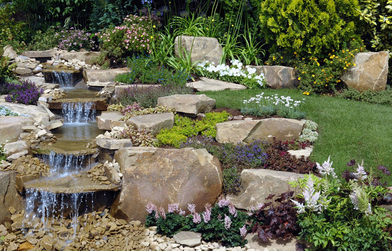 Hardscape water feature - Lyngso