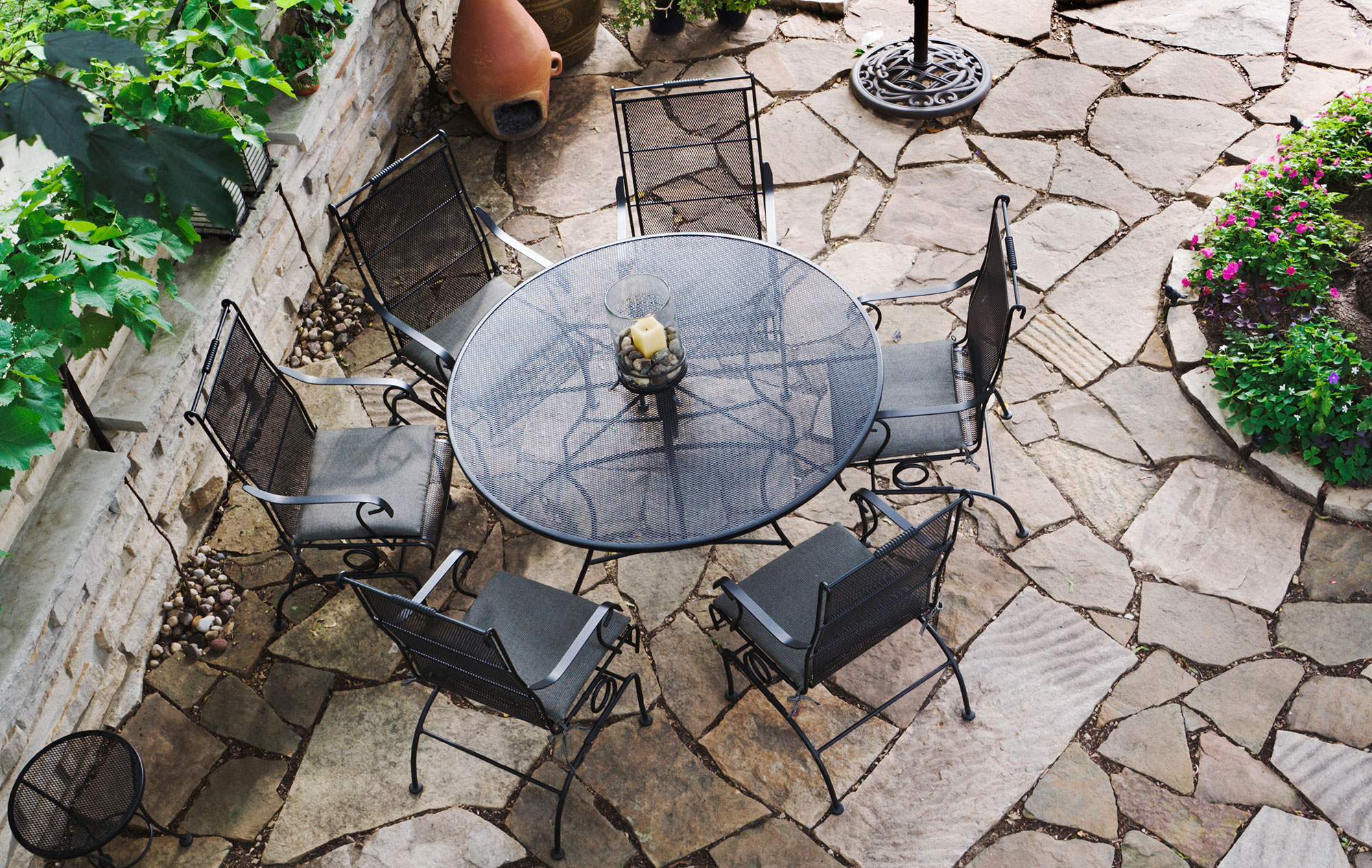 DIY natural stone patio - Lyngso